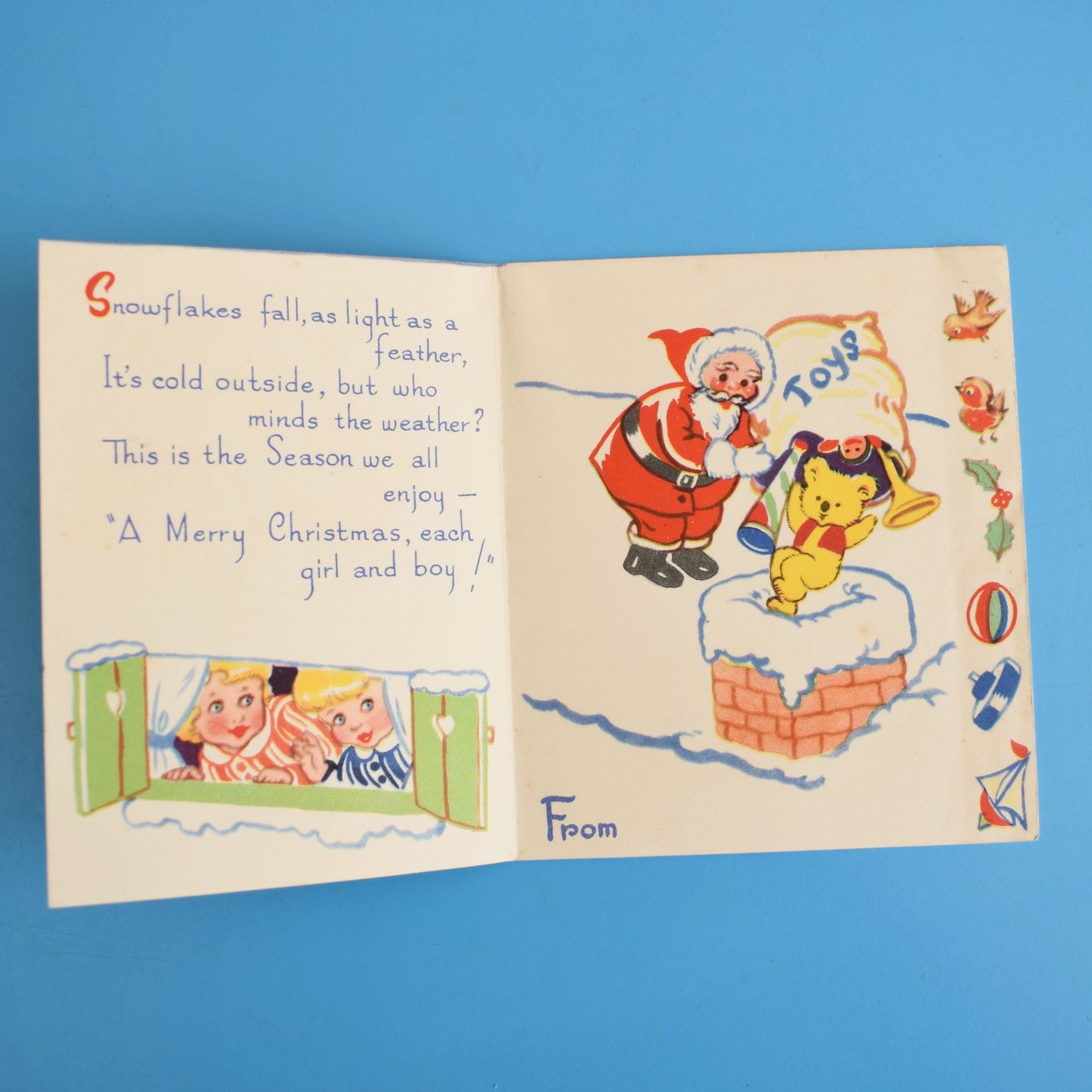 Vintage 1950s Christmas Greeting Cards - Unused by Vintage