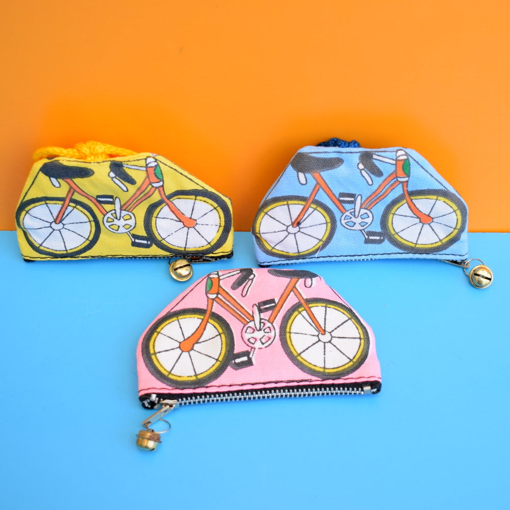 Vintage 1970s Mini Change Purse - Bike / Motorbike - Various Colours