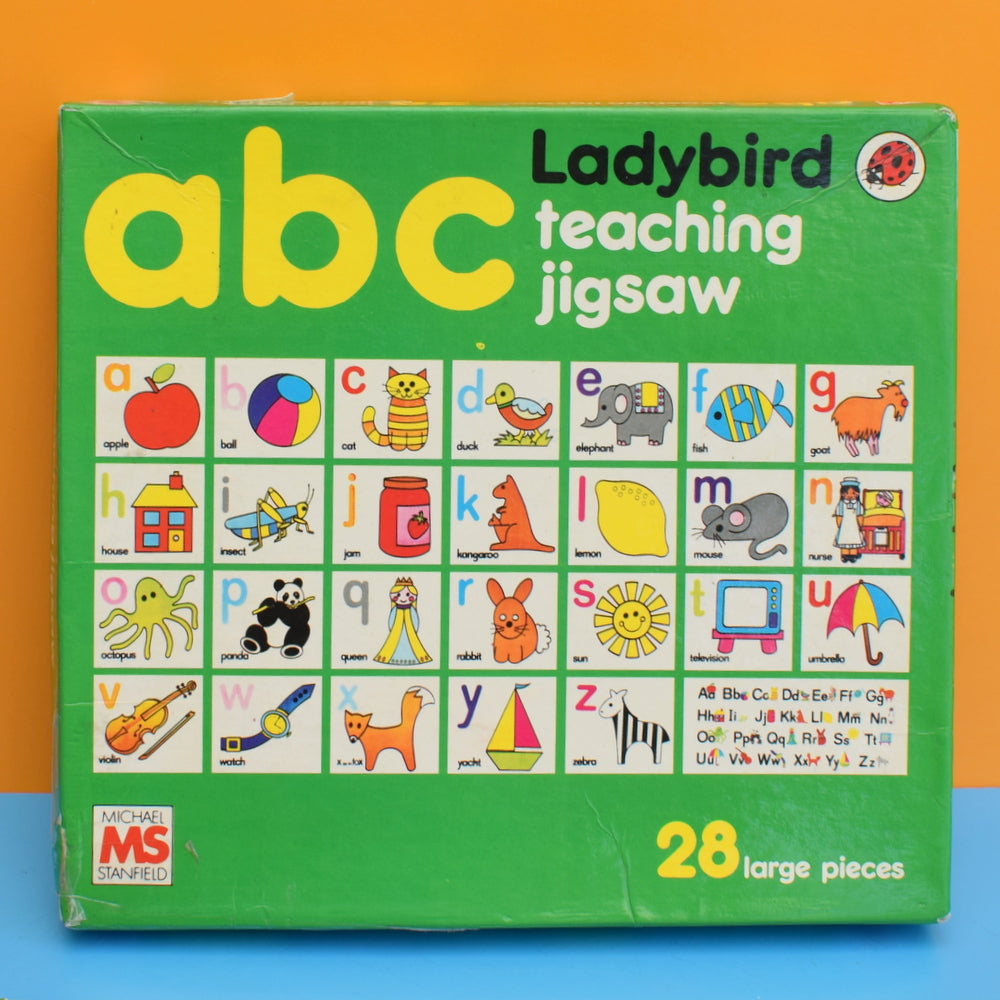 Vintage 1980s Ladybird Jigsaw Puzzle - ABC teaching