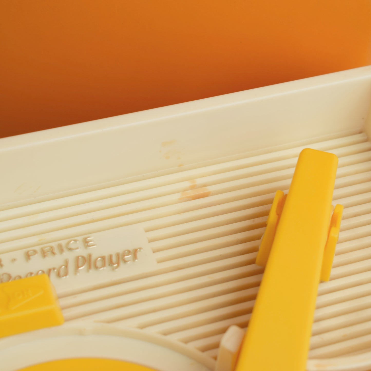 Vintage 1980s Fisher Price Music Box Record Player .