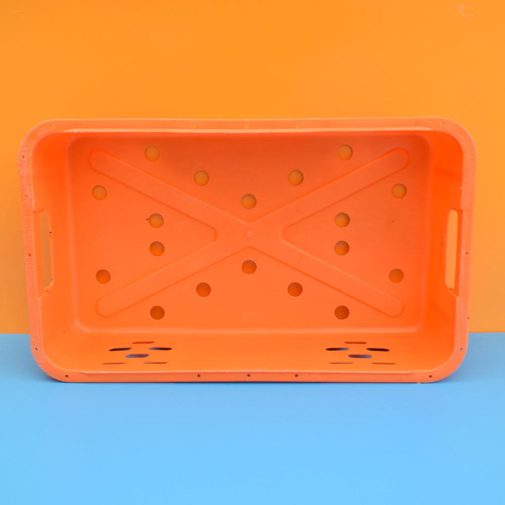 Vintage 1970s Large Plastic Crate - Walls Ice Cream - Planter ?