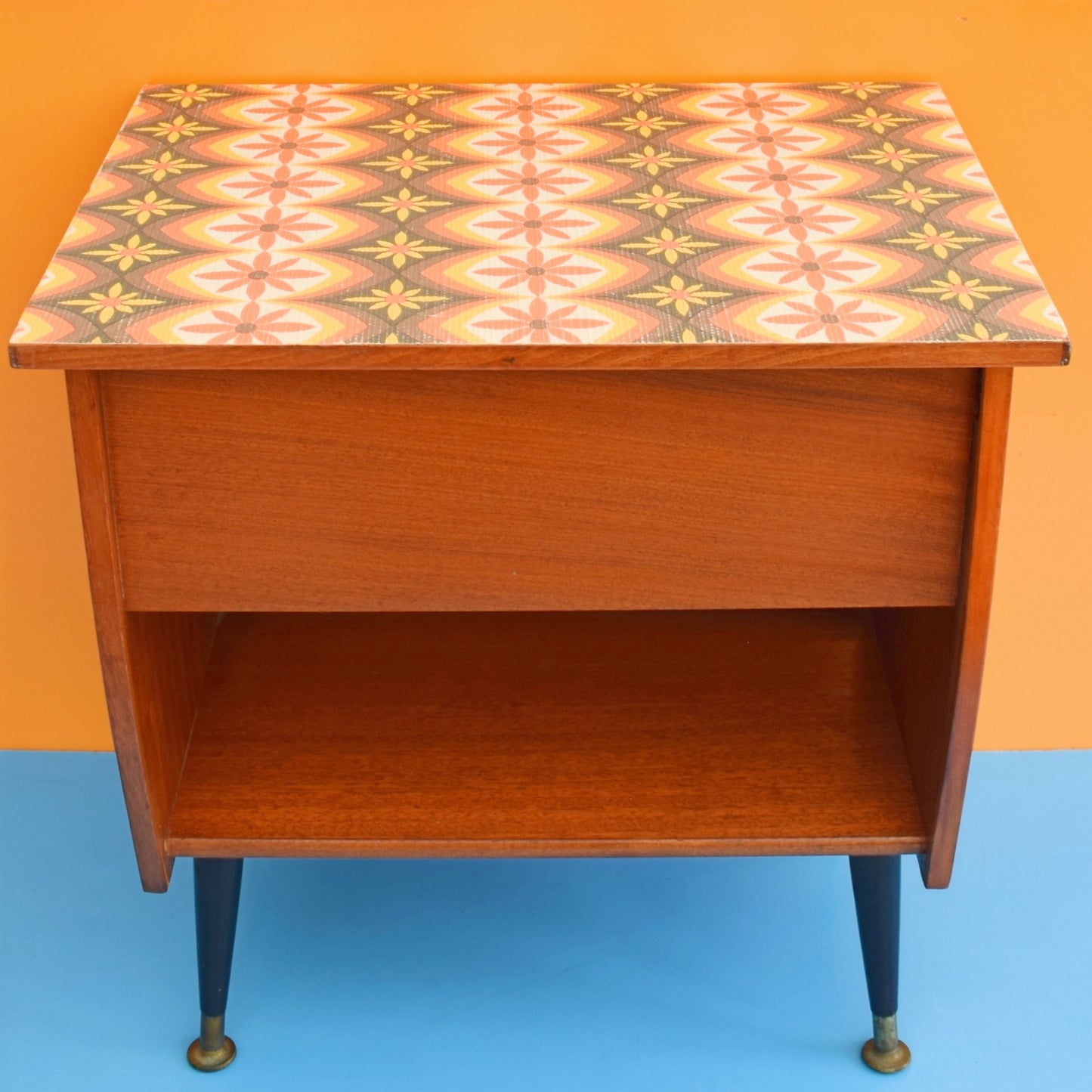 Vintage 1960s Sewing / Hobby Box - Flower Power by Vintage