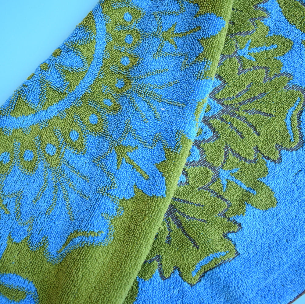 Vintage 1960s Cotton Flower Power Towels - Various