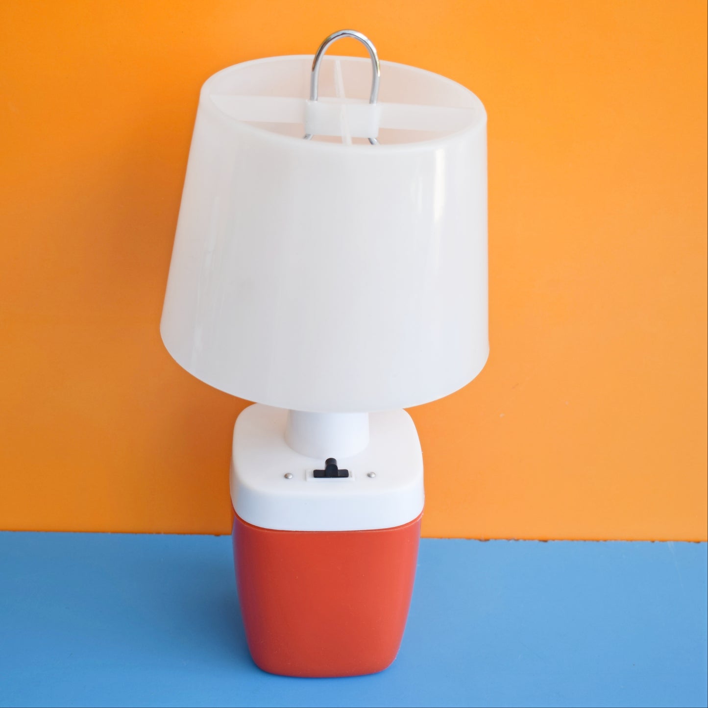 Vintage 1970s Camping Lamp- Orange . by Pineapple Retro
