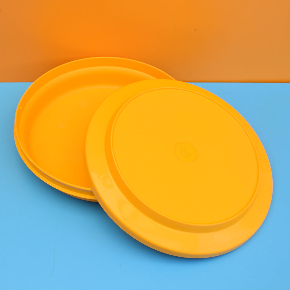 Vintage 1970s Tupperware / Plastic Bits - Red, Orange, Yellow