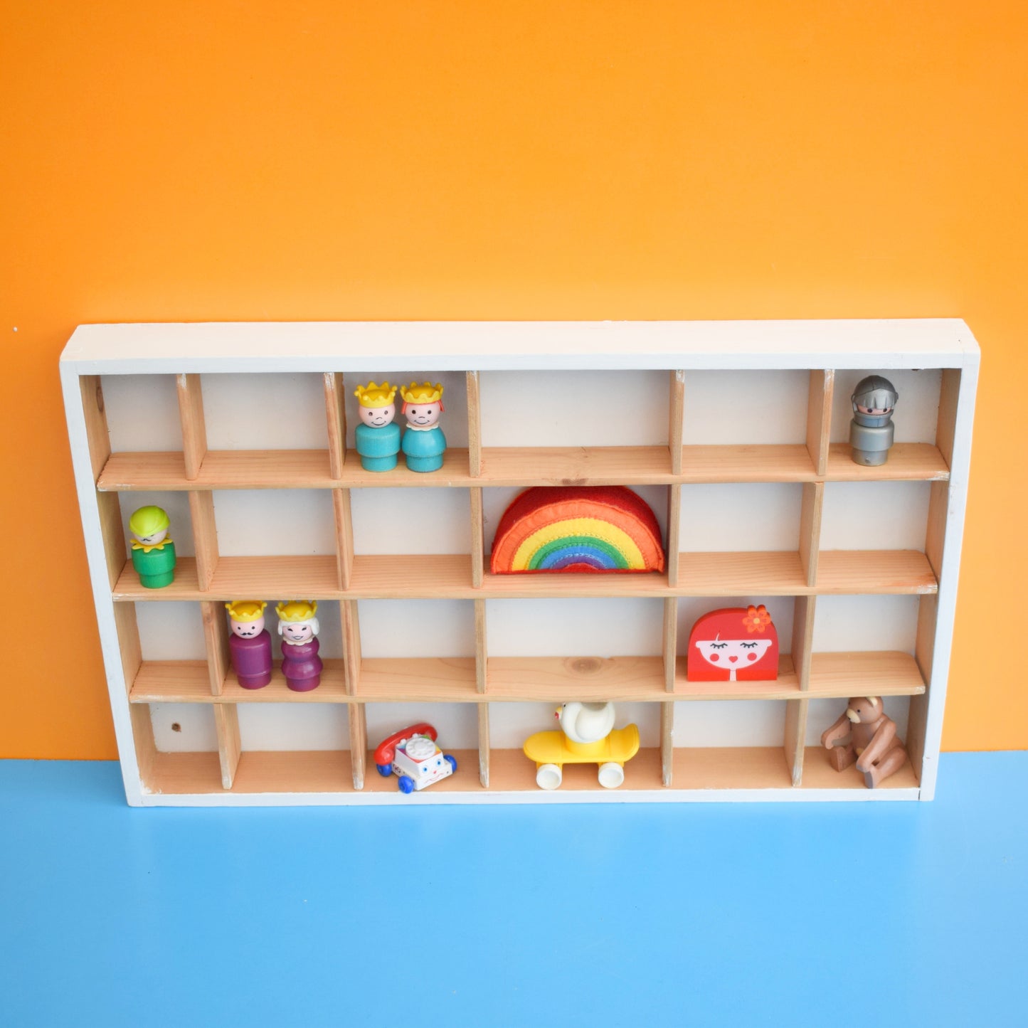 Vintage 1990s Wood Display Unit - Ikea by Pineapple Retro