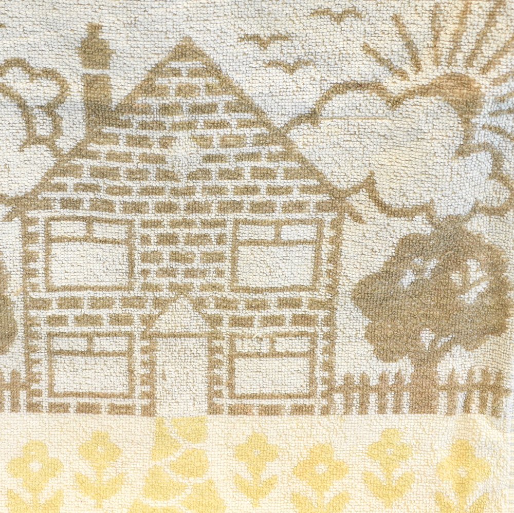 Vintage 1960s Tea Towel - Home Sweet Home by Vintage