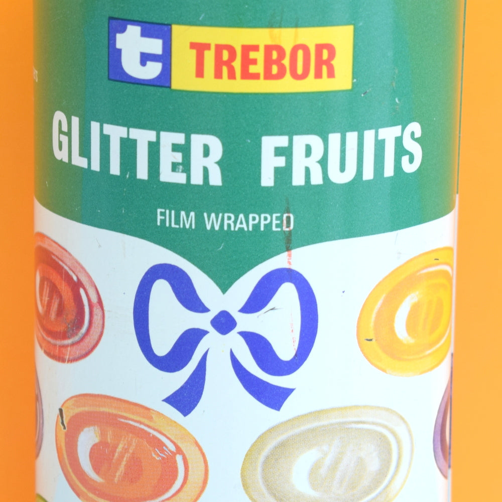 Vintage 1970s Trebor Glitter Fruits Tin- Advertising