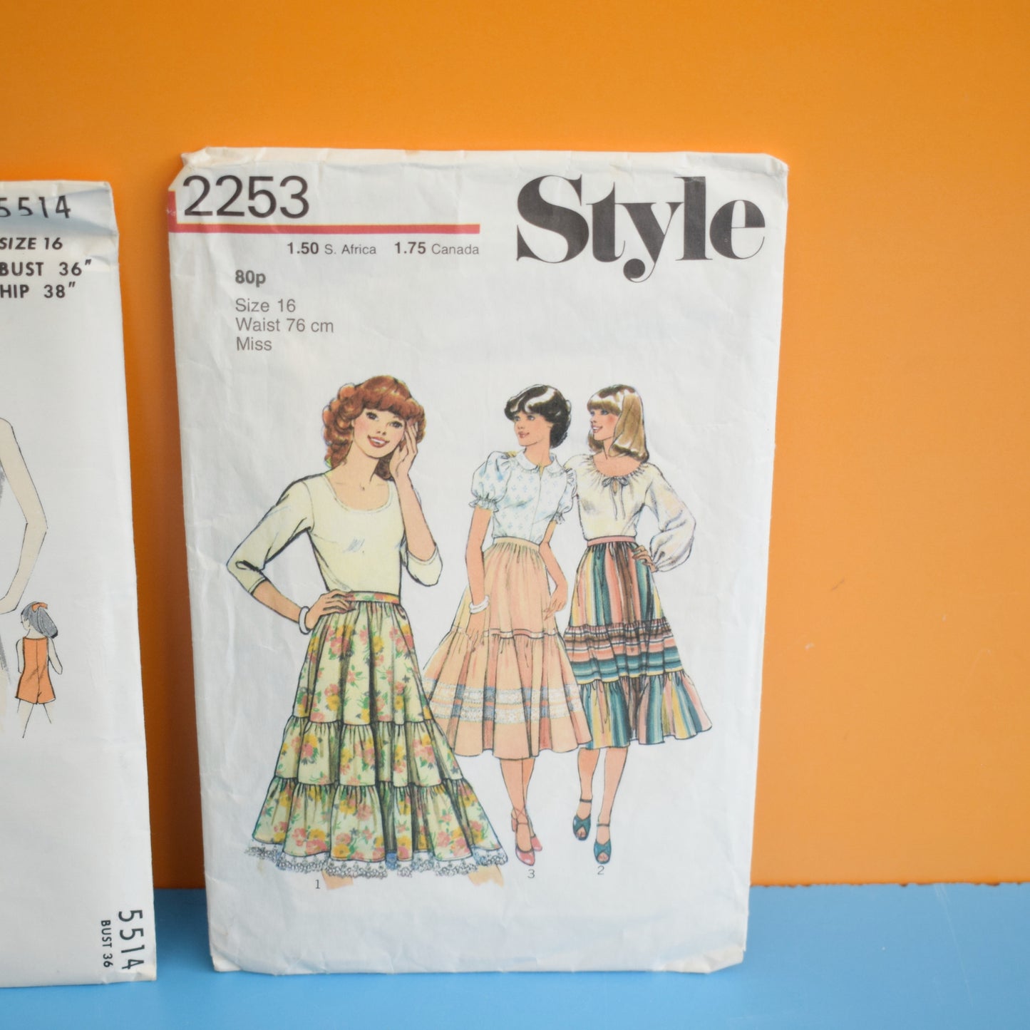 Vintage 1970s Catsuit/ Gypsy Skirt Patterns by Vintage