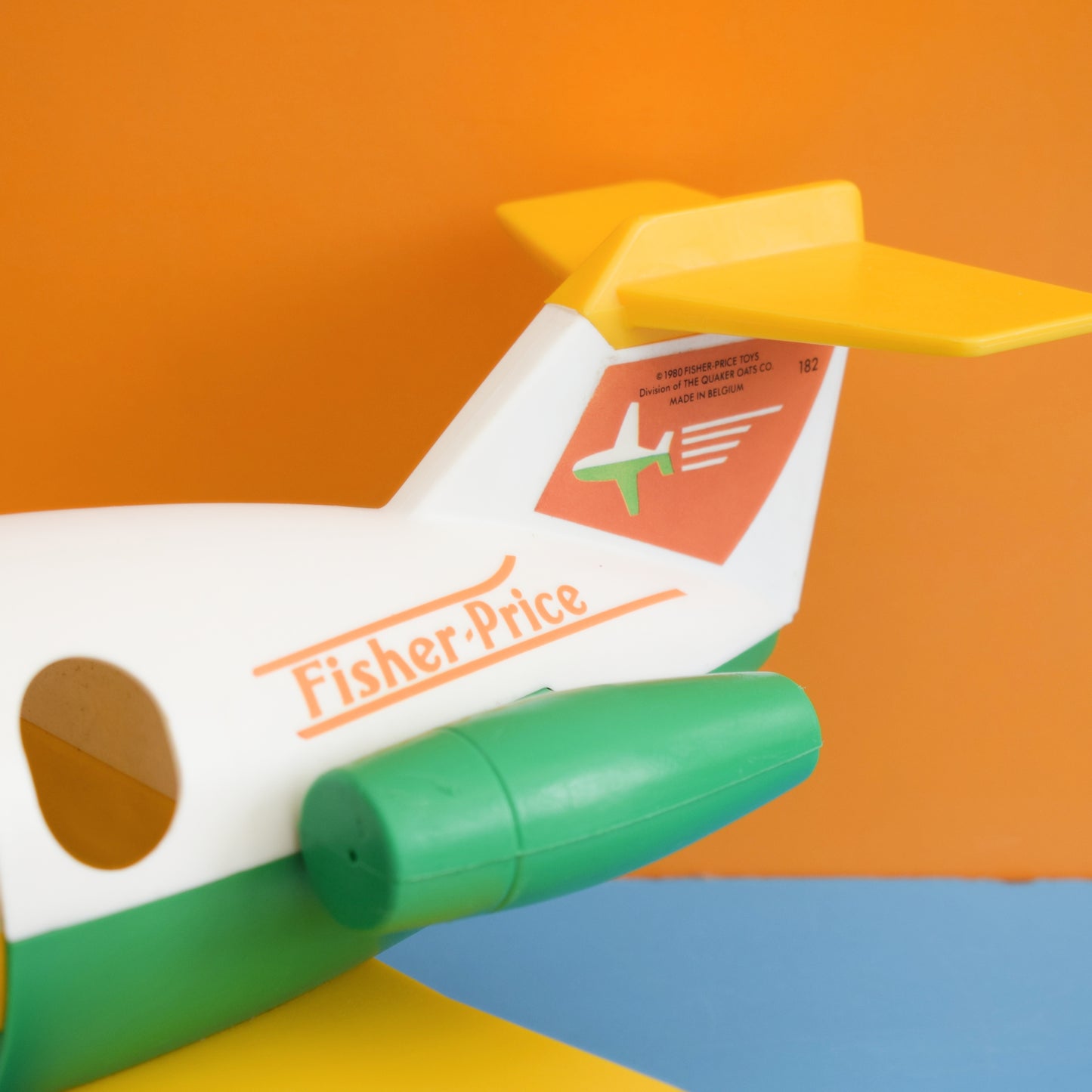 Vintage 1980s Fisher Price - Plane & Family .