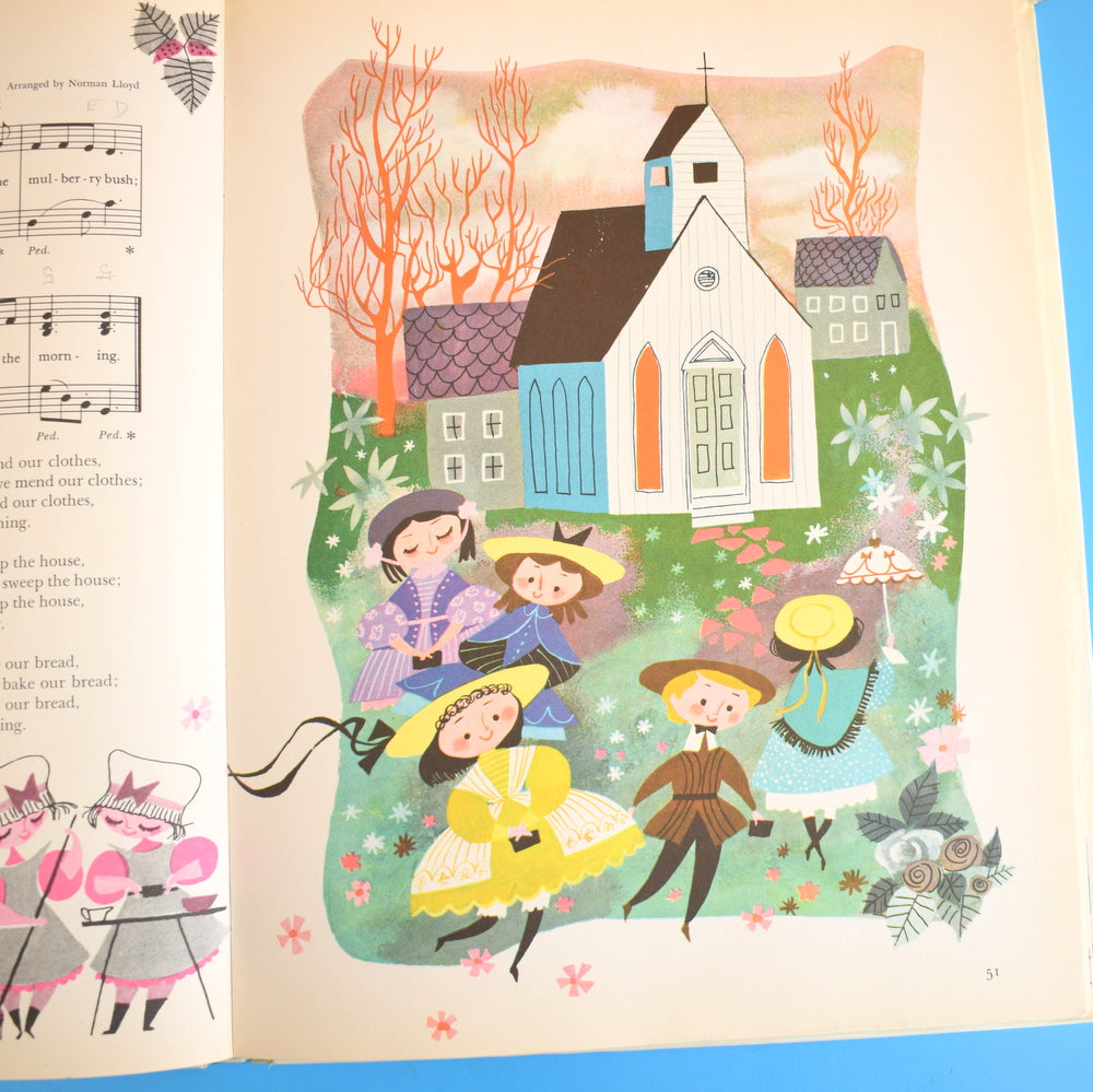 Vintage 1960s Rare Sing-A-Song-Book - Mary Blair