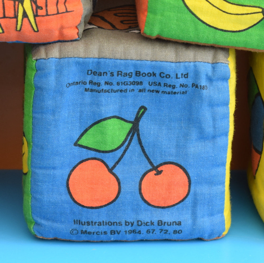 Vintage 1960s Rare Dick Bruna Soft Fabric Blocks - Deans