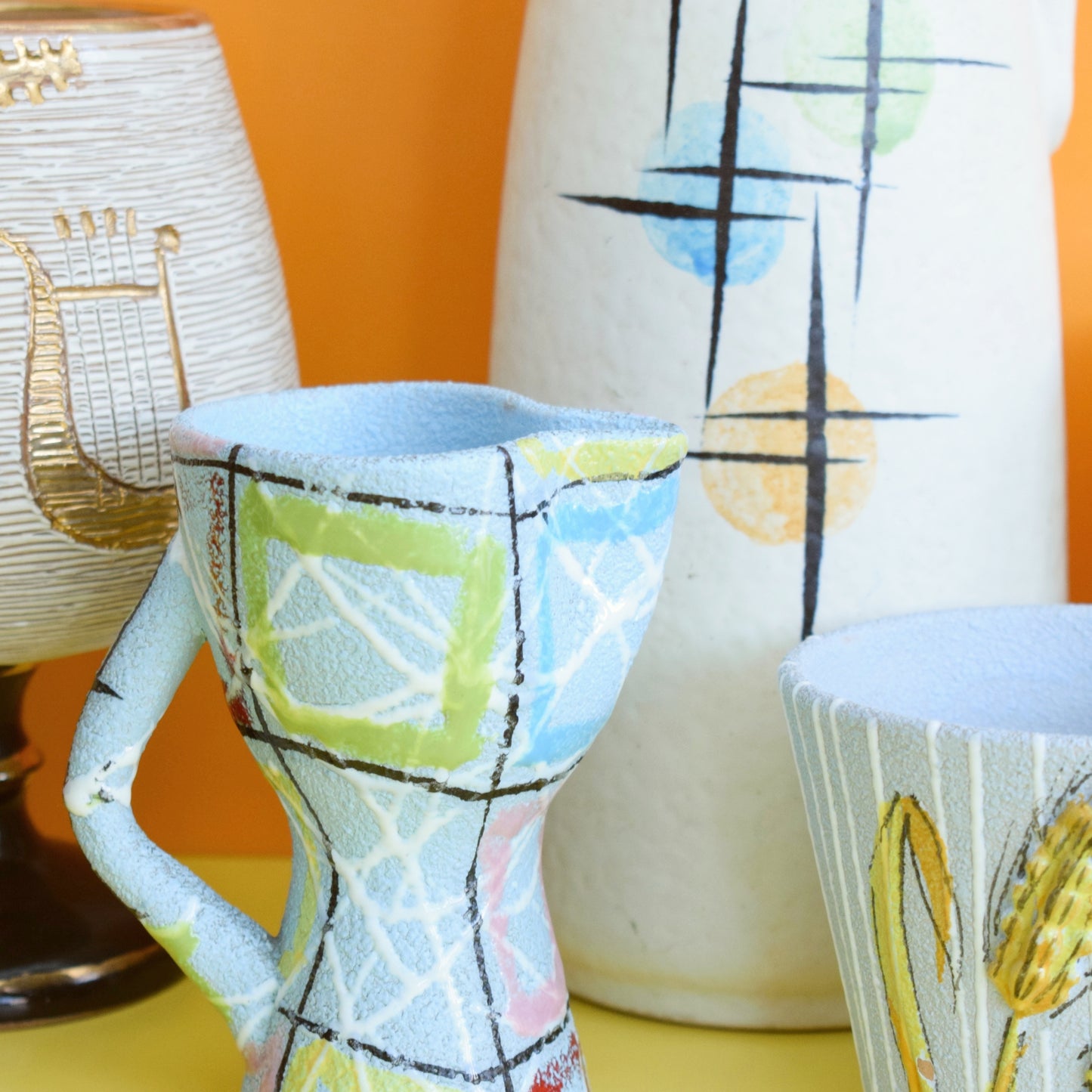 Vintage 1950s Italian & West German Ceramic Pottery - Choice