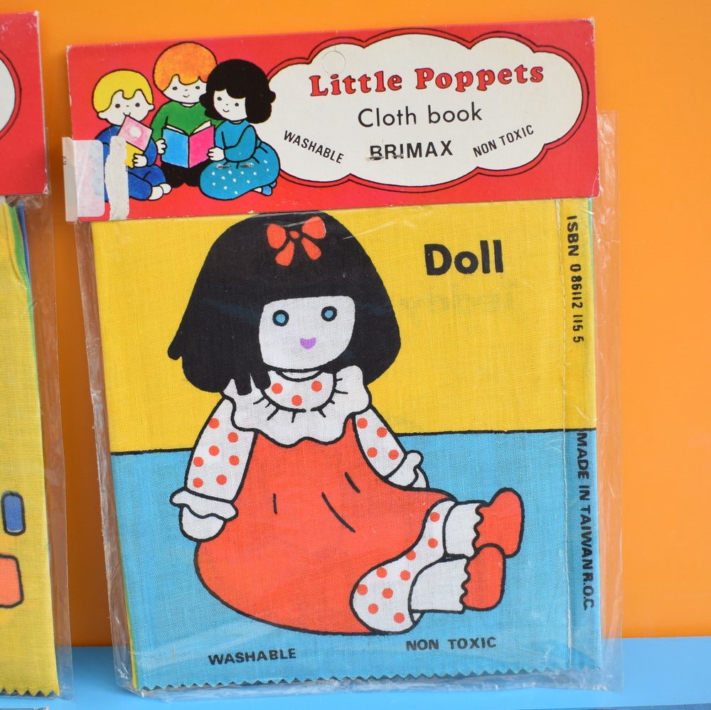 Vintage 1980s Cloth Books - Little Poppets - Brimax - Unused