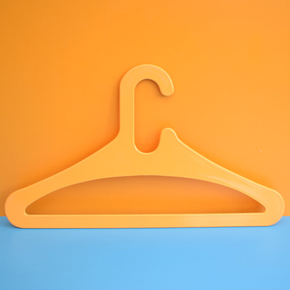Vintage 1970s Space Age Plastic Clothes Hangers - Rainbow