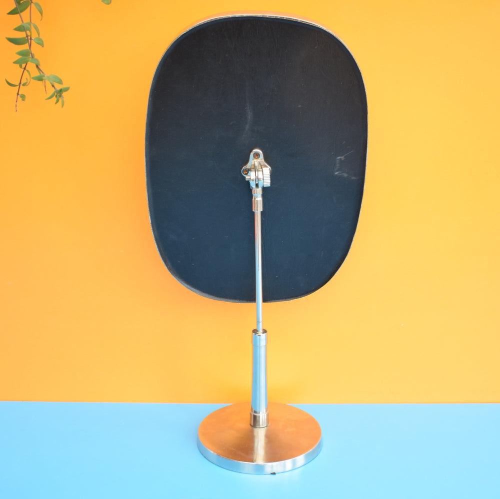 Vintage 1970s Chrome Quality Dressing Table Mirror