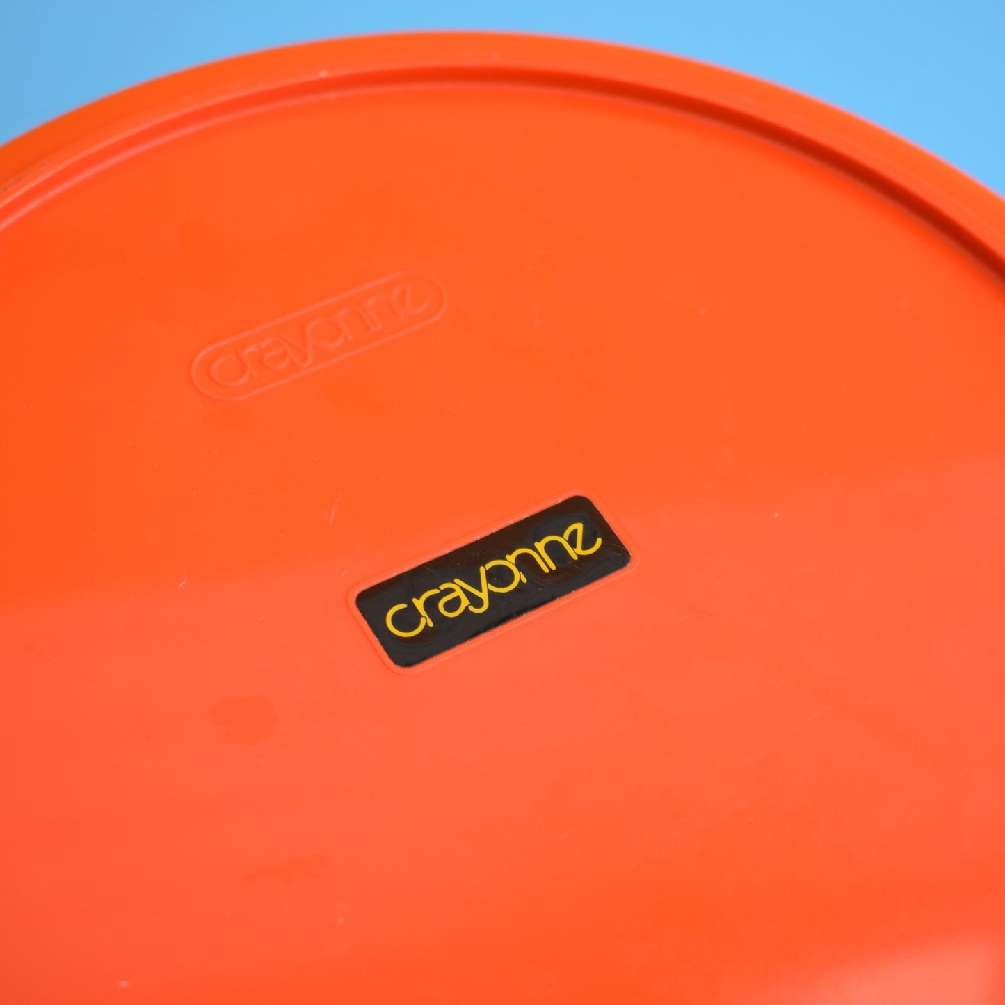 Vintage 1970s Plastic Habitat Crayonne Fruit Bowl - Orange by Pineapple Retro