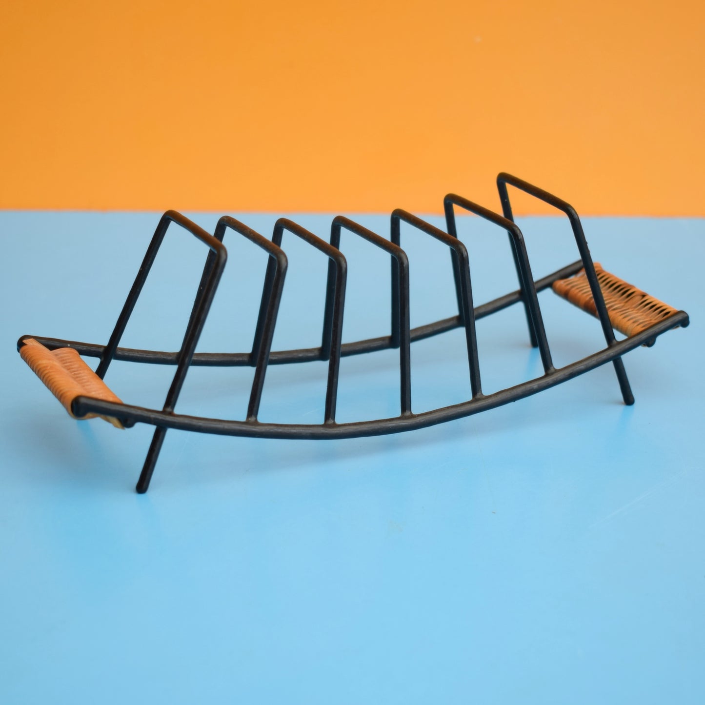Vintage 1950s Toast Rack / Bottle Holder - Danish by Vintage