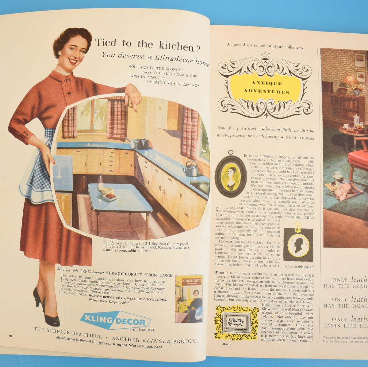 Vintage 1950s Magazine - Good Housekeeping 1955