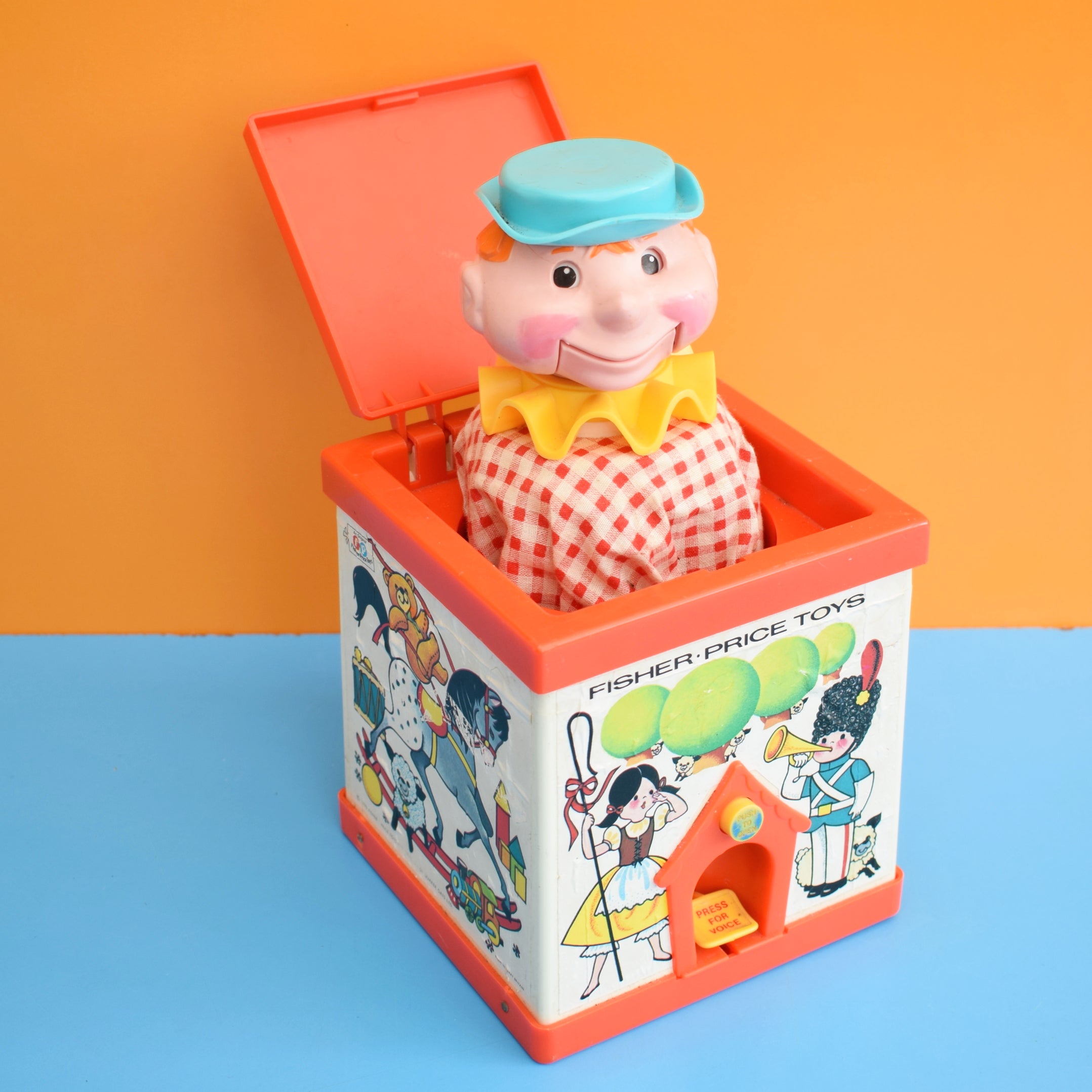 Vintage 1970s Fisher Price Jack In The Box – Pineapple Retro