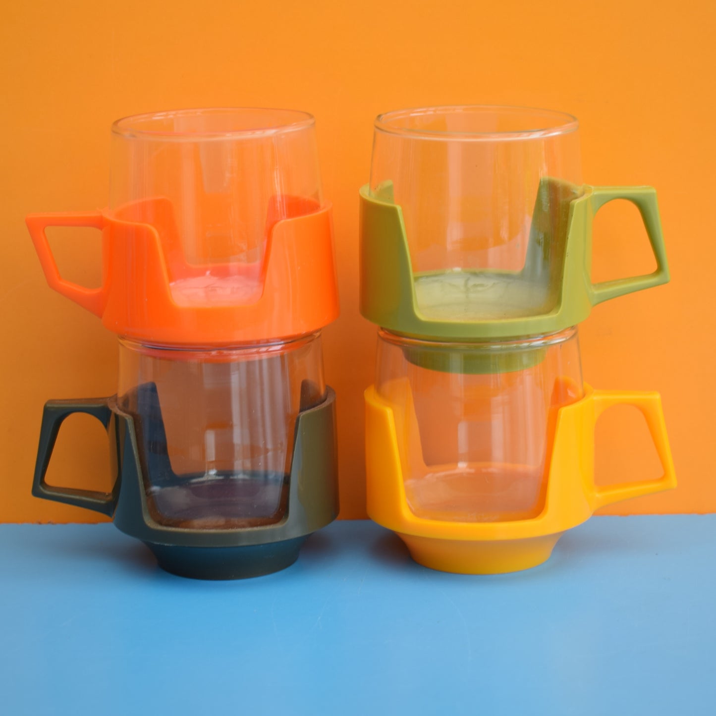 Vintage 1960s Drink-Up Glasses Set by Vintage