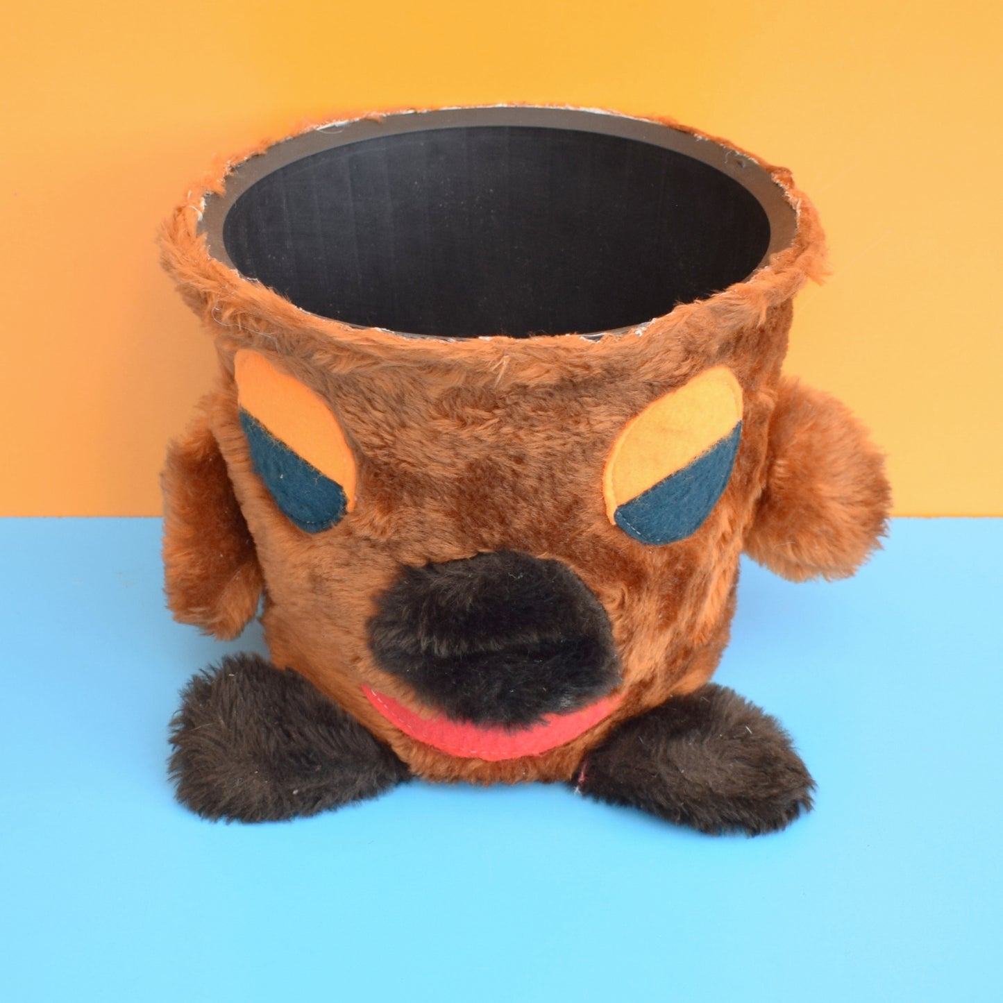 Vintage 1970s Waste Paper Bin - Dusty Bin