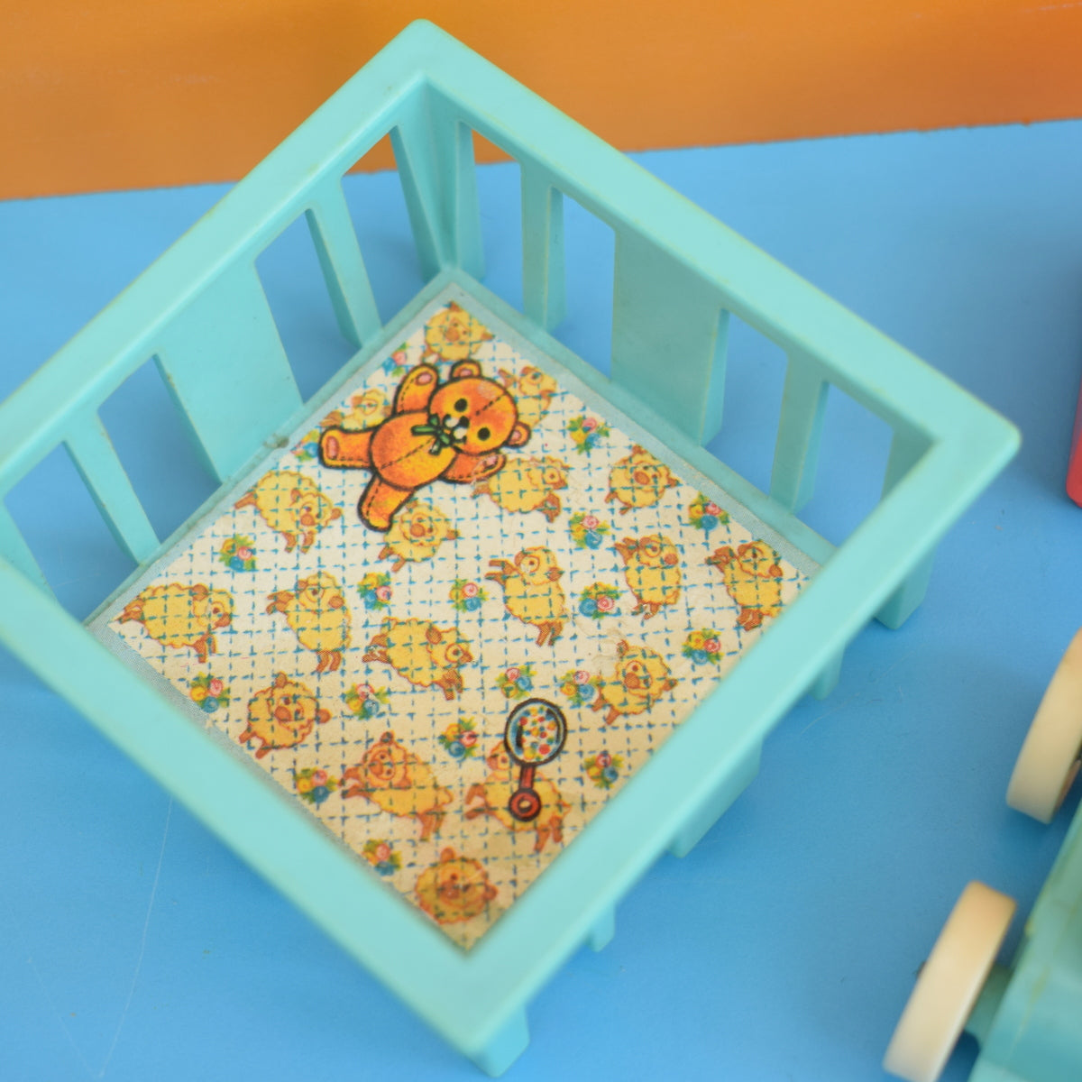 Vintage 1960s Fisher Price Nursery Set