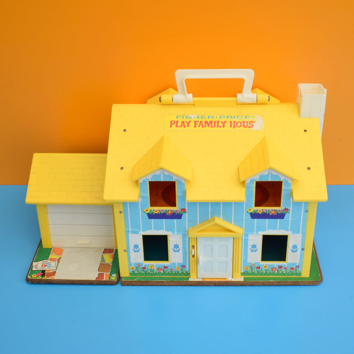 Vintage 1960s Fisher Price Play Family House With Accessories