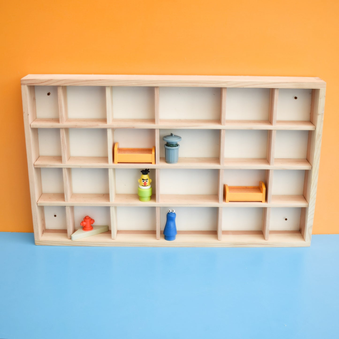 Vintage 1990s Wood Display Unit - Ikea . by Pineapple Retro