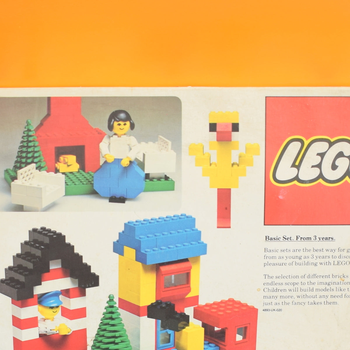 Vintage 1970s Boxed Lego Basic Kit Number 20 Early – Pineapple