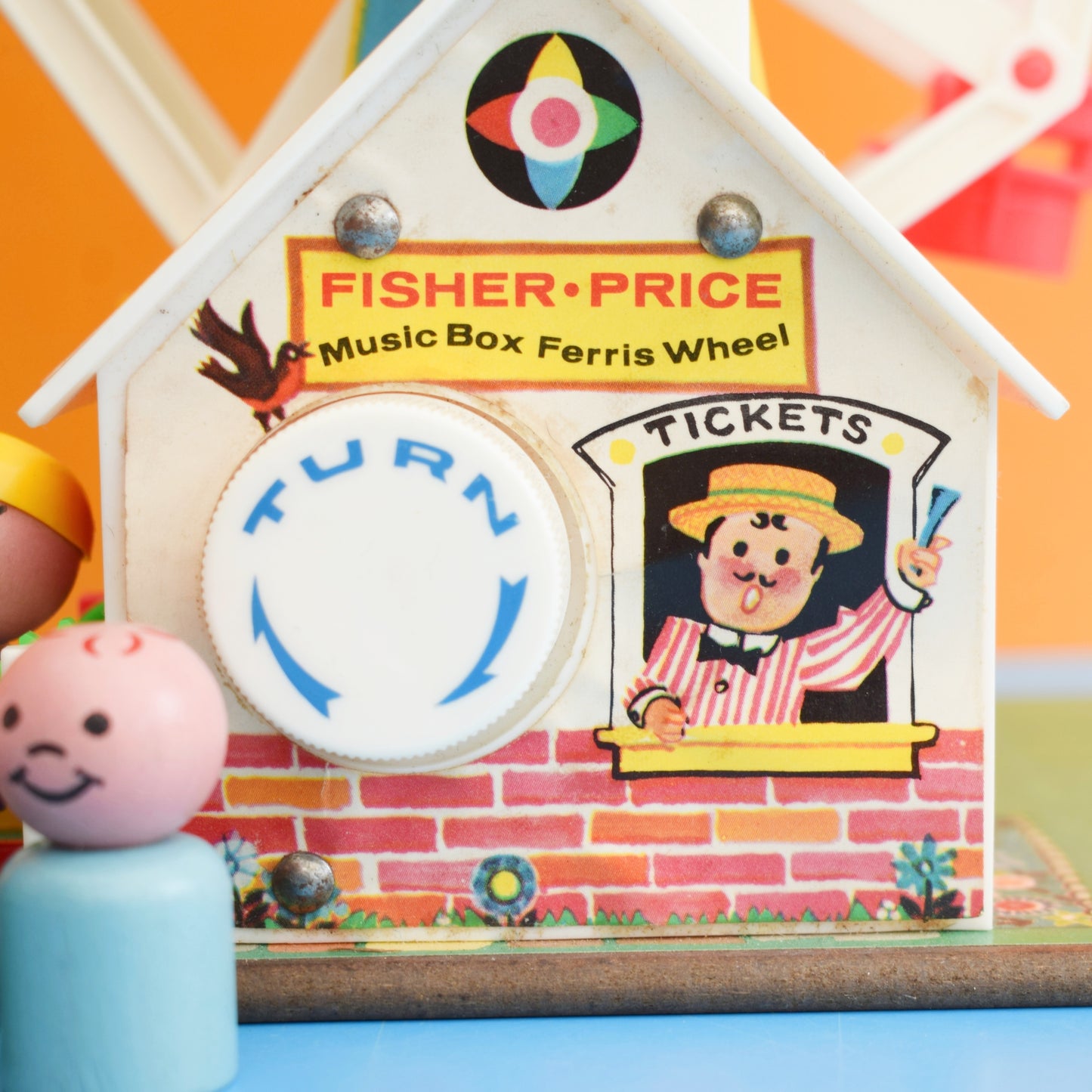 Vintage 1960s Fisher Price Carousel - Rare Boxed by Pineapple Retro