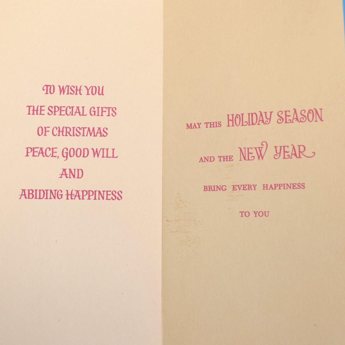 Vintage 1960s Kitsch Christmas Greeting Card - Collage Style by Vintage