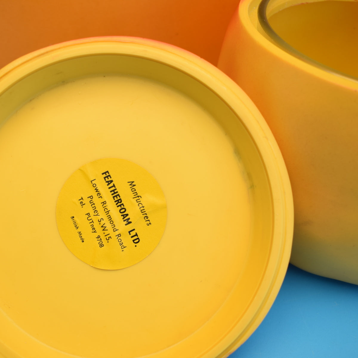 Vintage 1960s Plastic Pear Ice Bucket