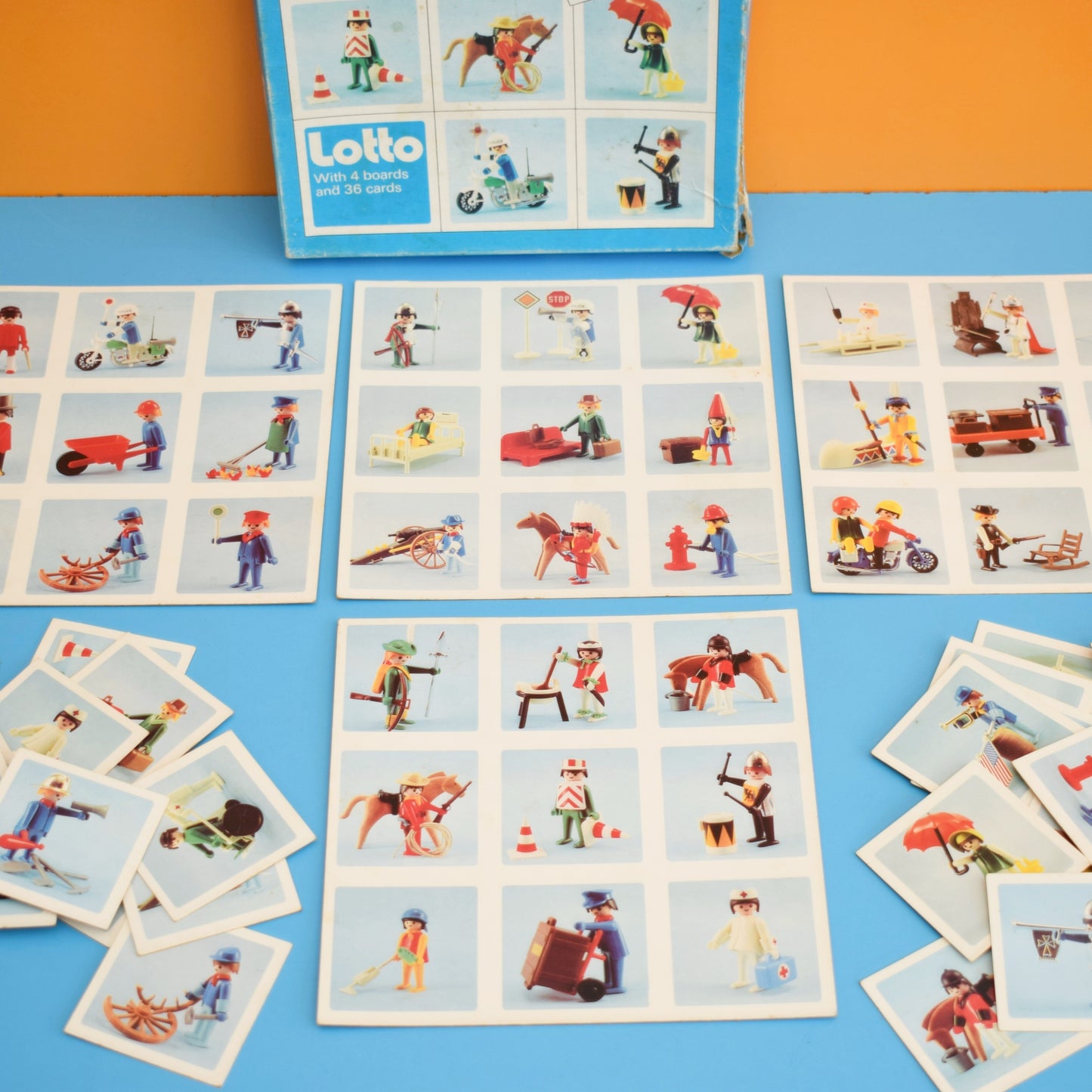 Vintage 1970s Playmobil Lotto Game by Pineapple Retro