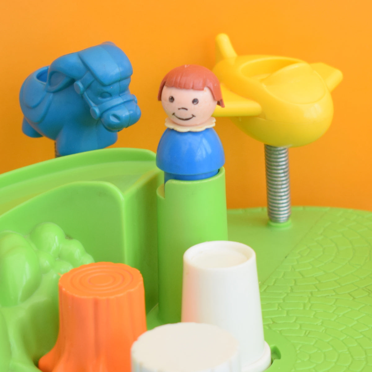 Vintage 1980s Fisher Price Playground & Figures