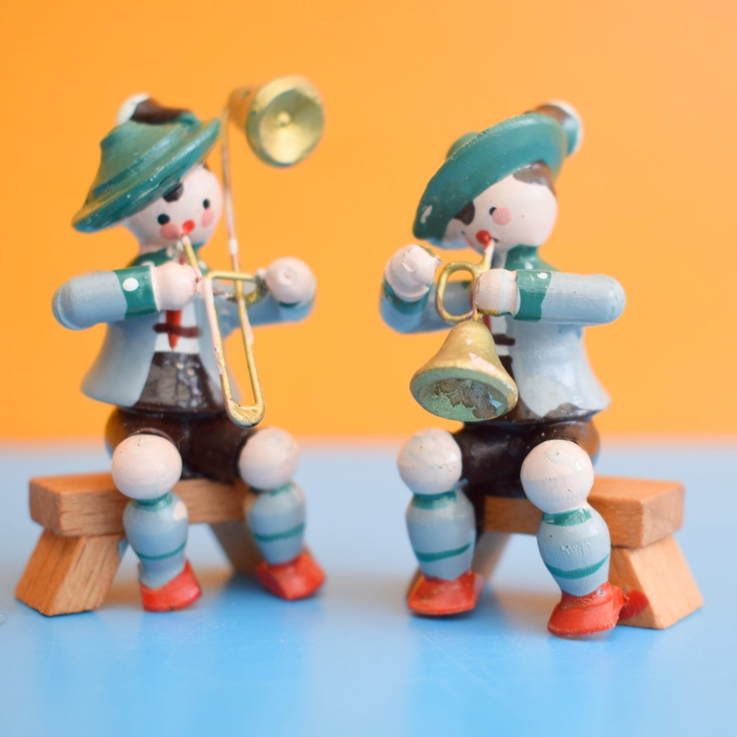 Vintage 1960s Erzgebirge Oompah Band x3 by Vintage