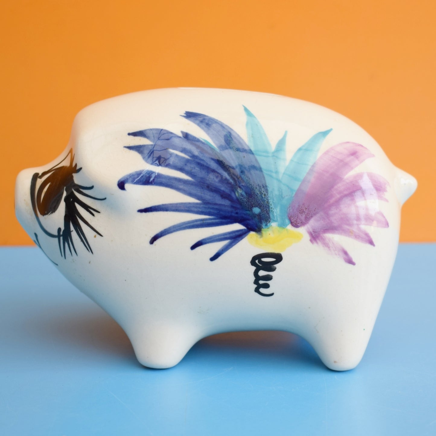 Vintage 1960s Pig Money Box - Geoffrey Maund by Pineapple Retro