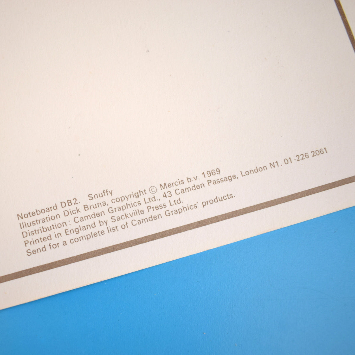 Vintage 1970s Dick Bruna / Miffy & Friends Large Postcards