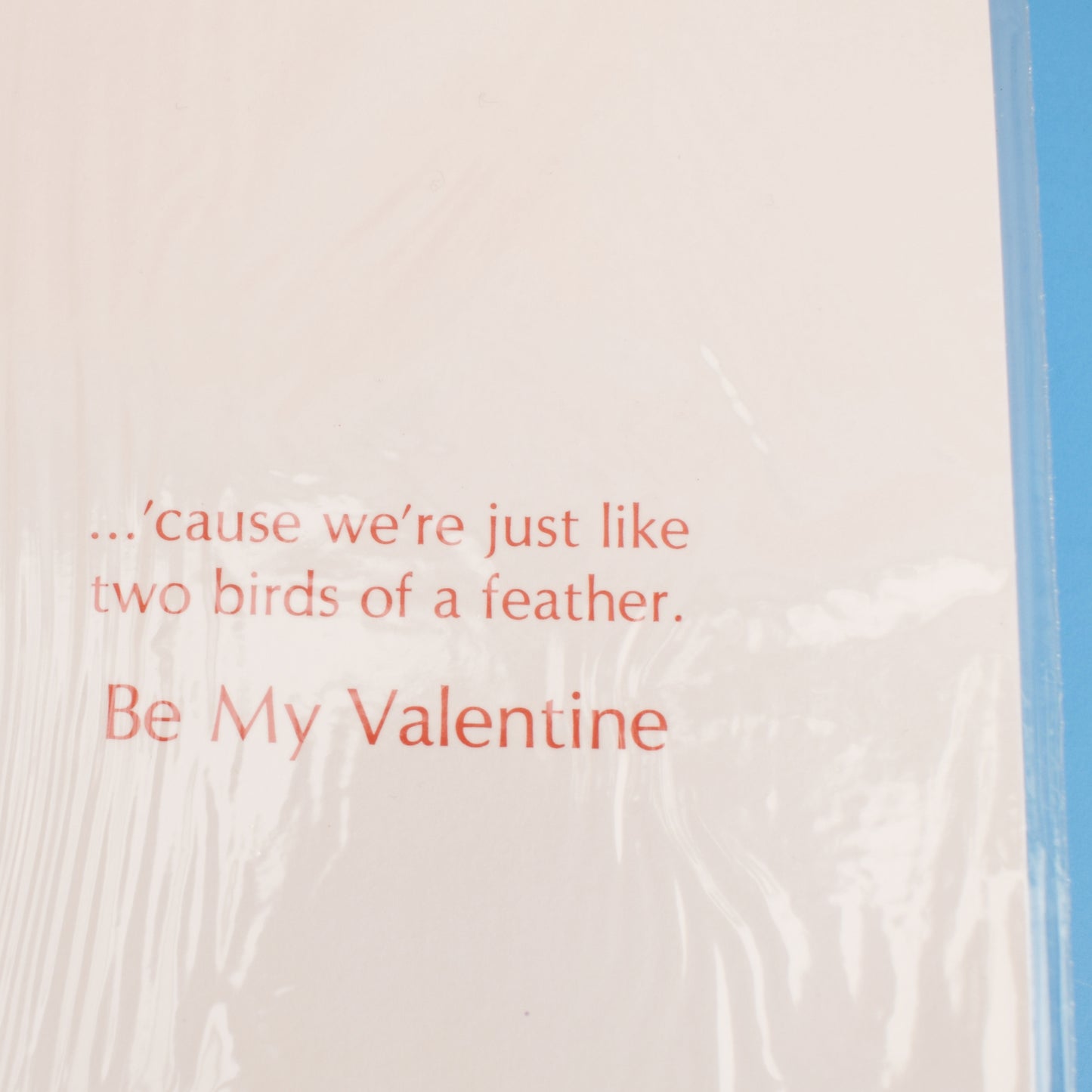 Vintage 1980s Kitsch Valentines Card - Penguin