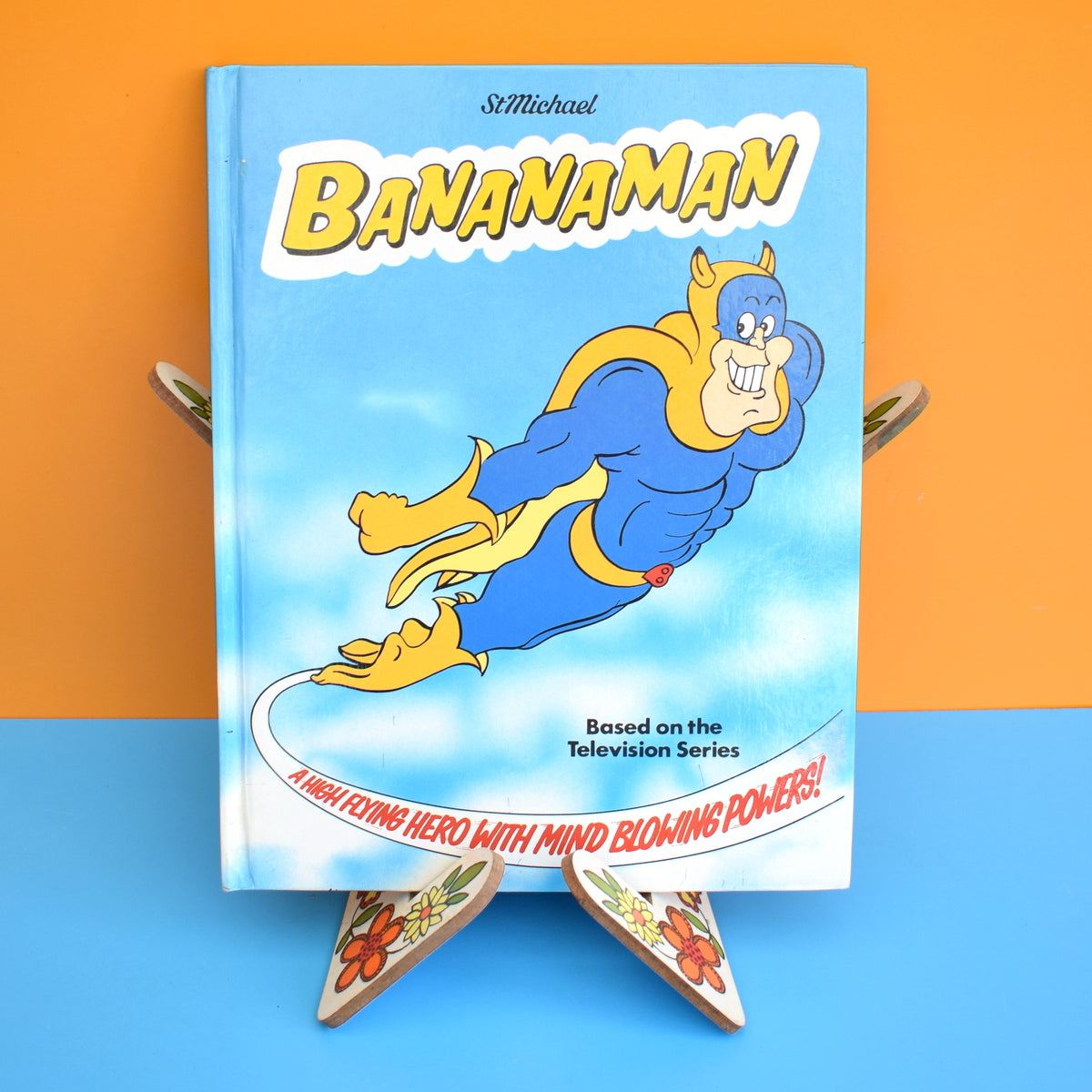 Vintage 1970s Recipe/ Tablet Stand -Taunton Vale - Flower Power