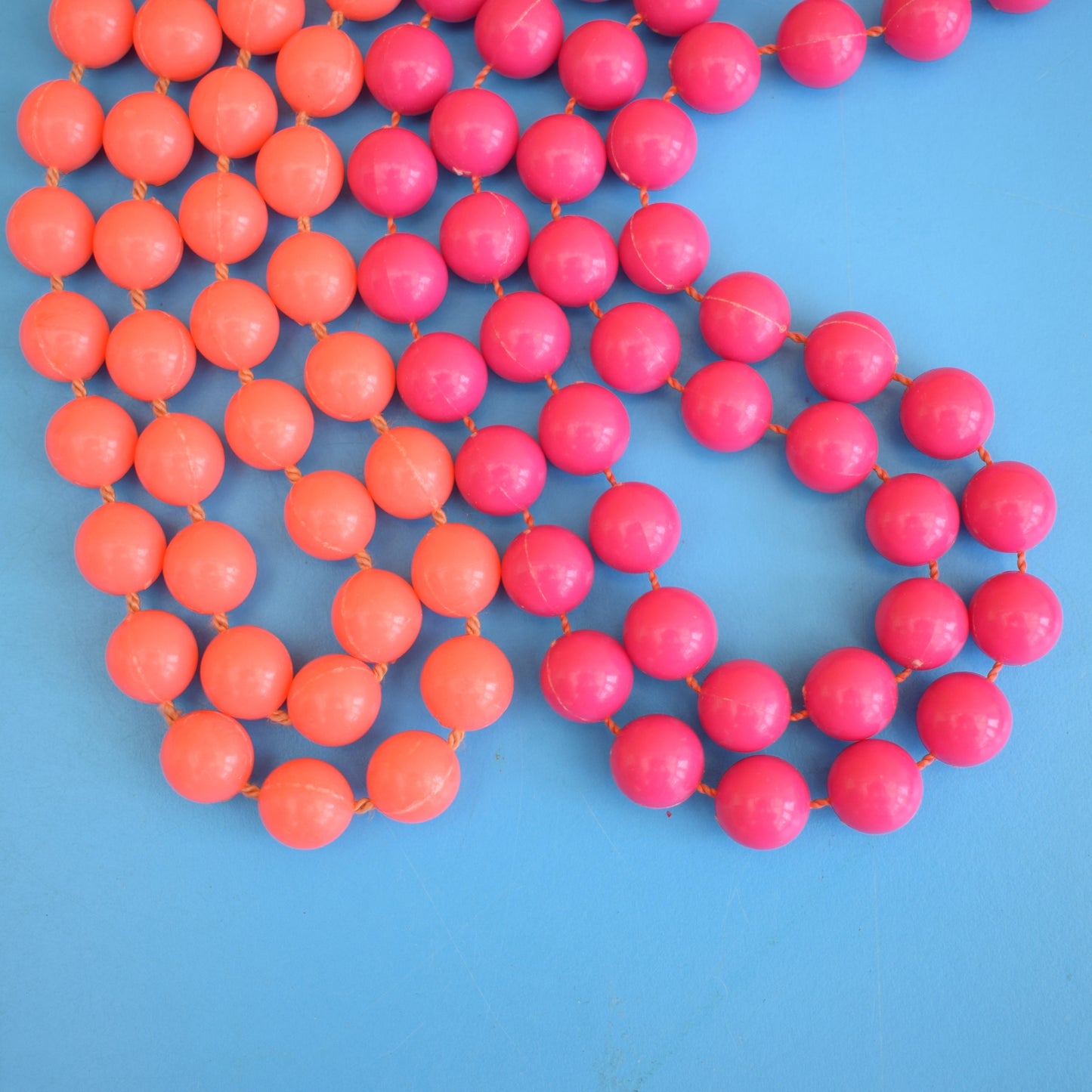 Vintage 1960s /70s Necklaces - Rainbow Colour Choice