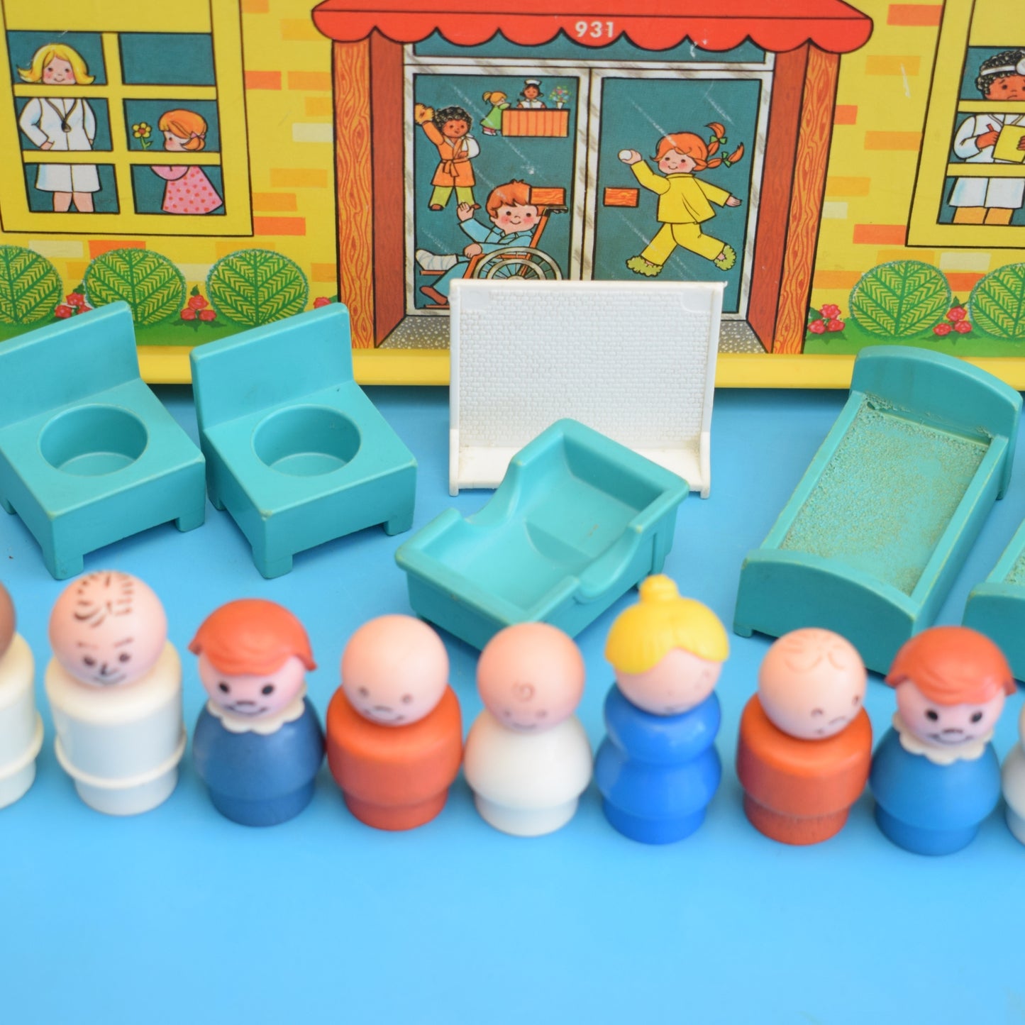 Vintage 1970s Fisher Price Children's Hospital