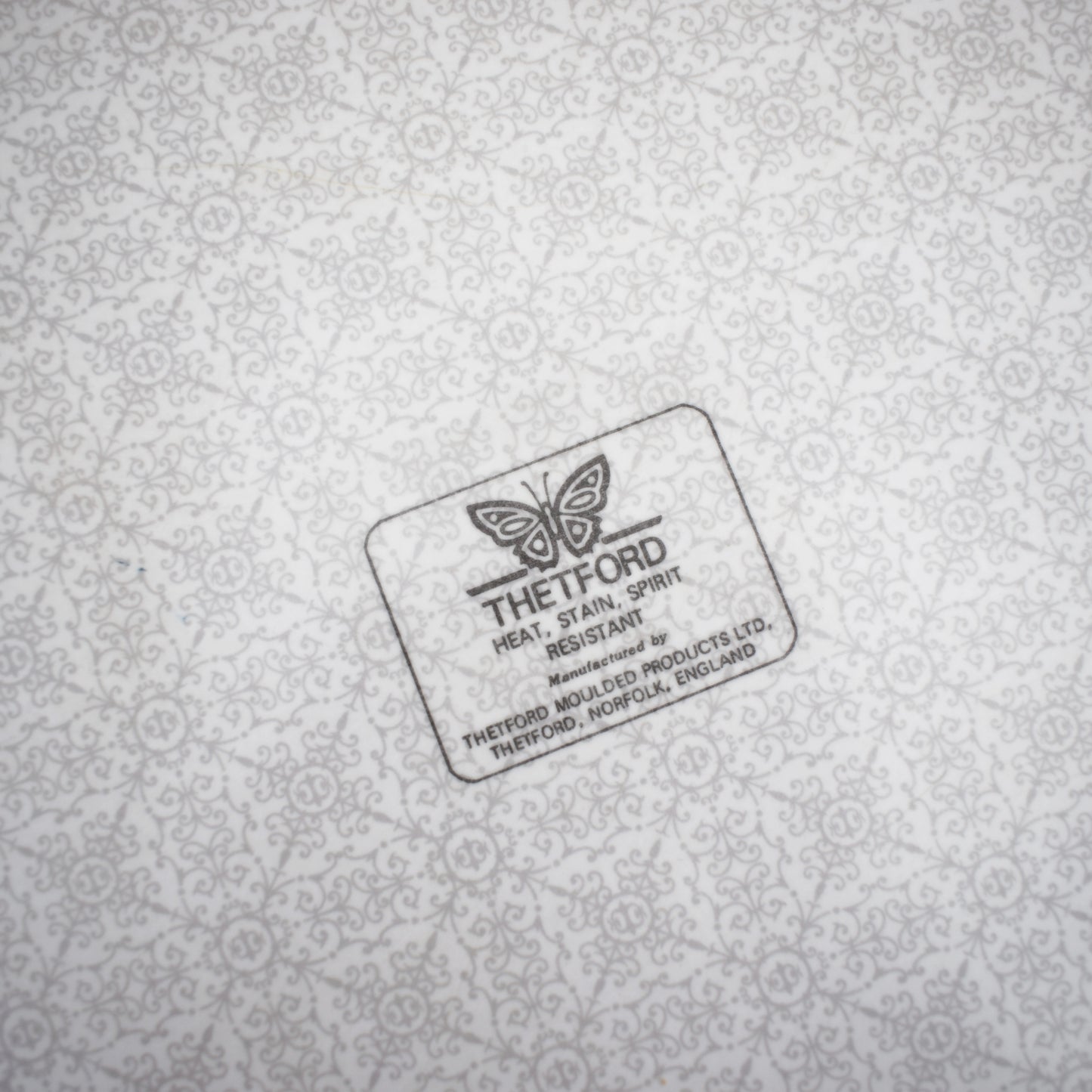 Vintage 1960s Thetford Tray - Pat Albeck - Daisy Chain - Brown