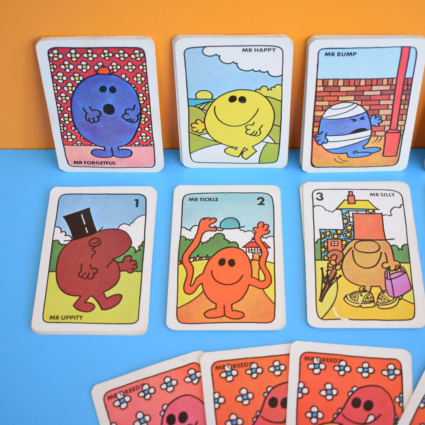 Vintage 1980s Mr Men Card Games- Various- Craft