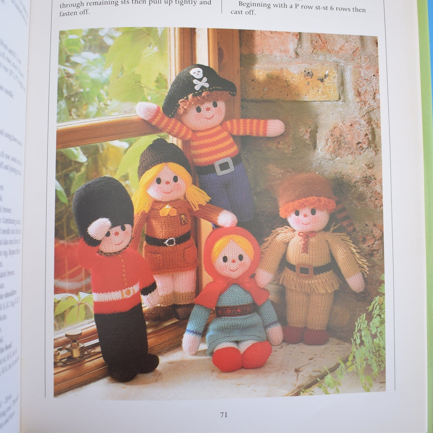 Vintage Jean Greenhowe Knitted Toys Book/ Toy