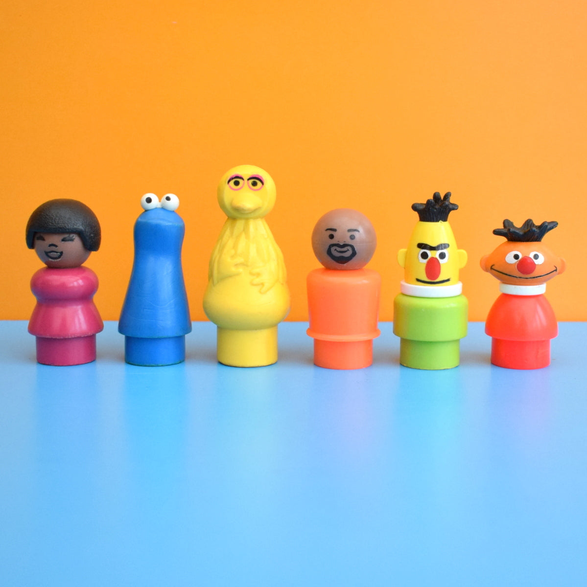 Vintage 1970s Fisher Price Sesame Street Little People