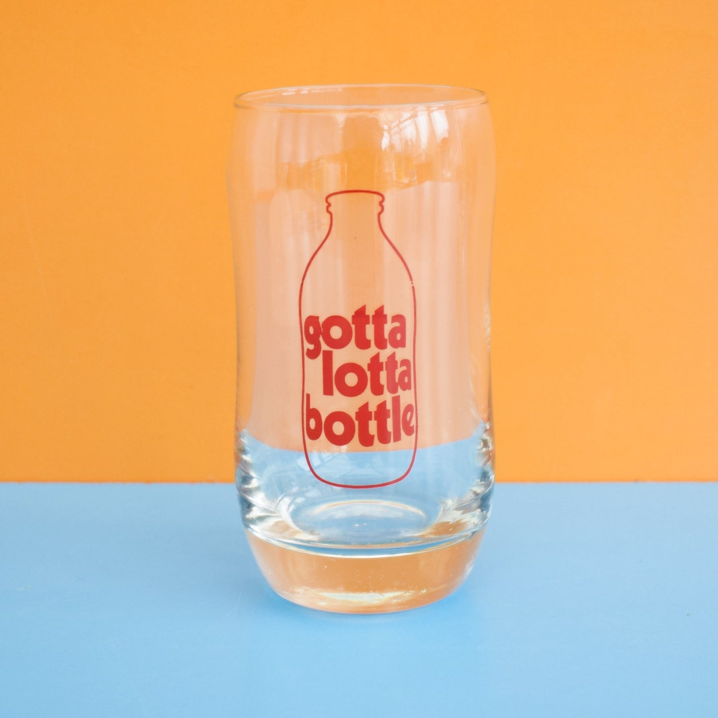 Vintage 1970s Milk Glass - Gotta Lotta Bottle