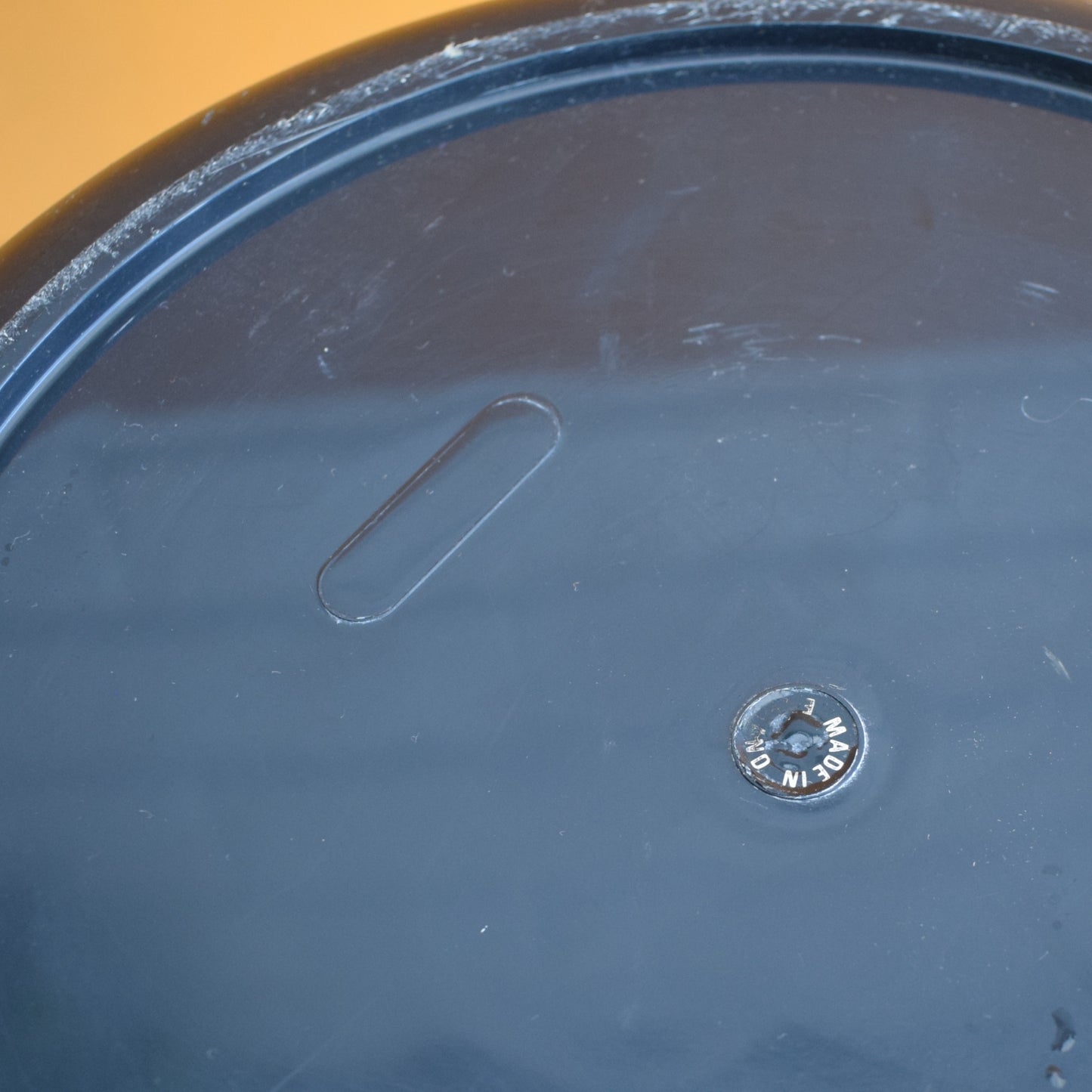 Vintage 1970s Crayonne Plastic Bin - Black