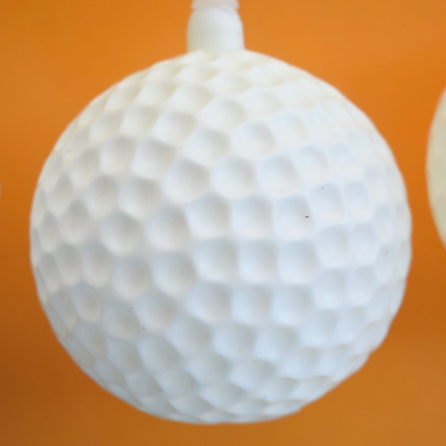 Vintage 1970s Large Plastic Ball Baubles