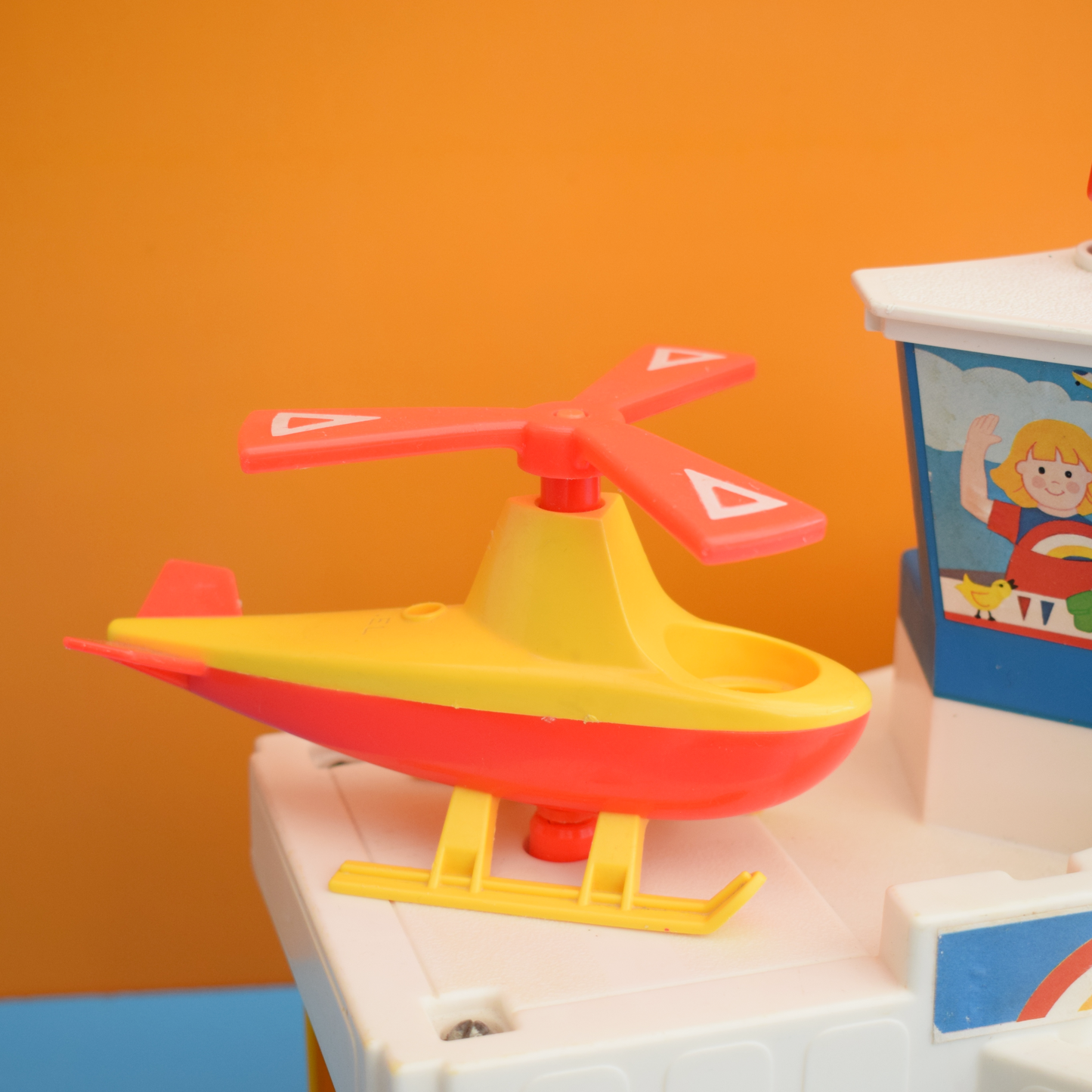 Vintage 1980s Fisher Price - Airport & Plane
